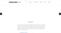 Desktop Screenshot of durocherlab.org